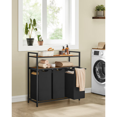 Metal Laundry Basket with Handles