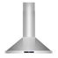 Cosmo 30" 380 Cubic Feet Per Minute Ducted (Vented) Island Range Hood with Baffle Filter and Light Included Stainless Steel
