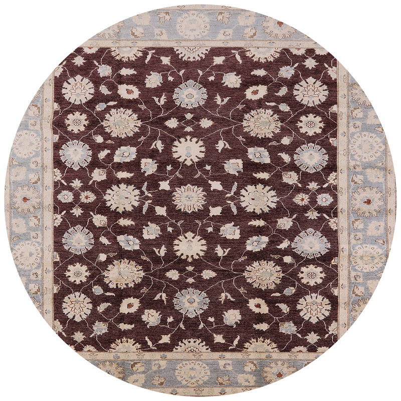 Ardem Oriental Indoor Rug, Round 8'