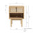 Duncombe Oak End Table with Storage Drawer Wooden Nightstand for Living Room and Home Decor Use