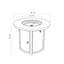 Table de foyer d'extérieur au propane en acier 30 po 30 000 BTU-1347172370
