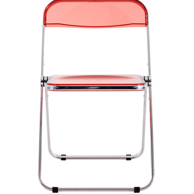 Chaise d'appoint avec structure en acier, plastique
