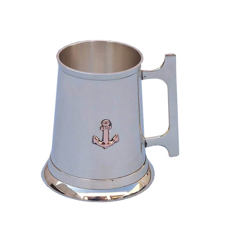 Tasse à bière en cuivre Violette, Laiton
