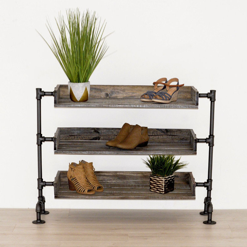 Lakeville 3 Piece Solid Wood Accent Shelf