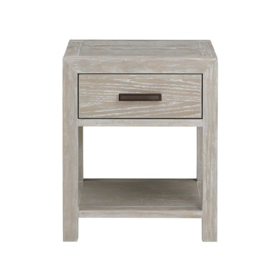 Solid Wood Single Drawer Nightstand