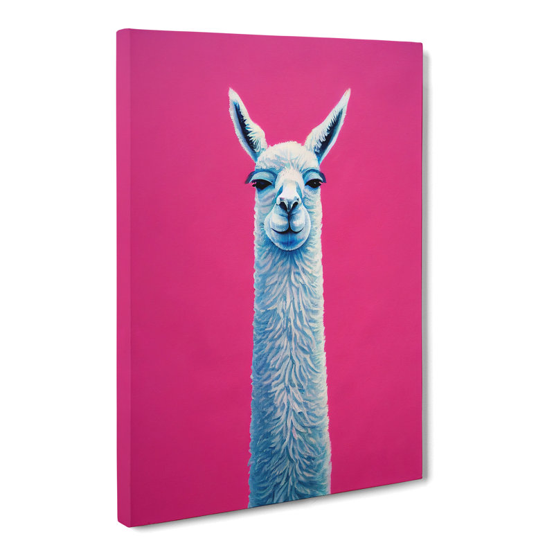 Llama Portrait Vol.3 - Wrapped Canvas, 76cm H x 50cm W x 3cm D