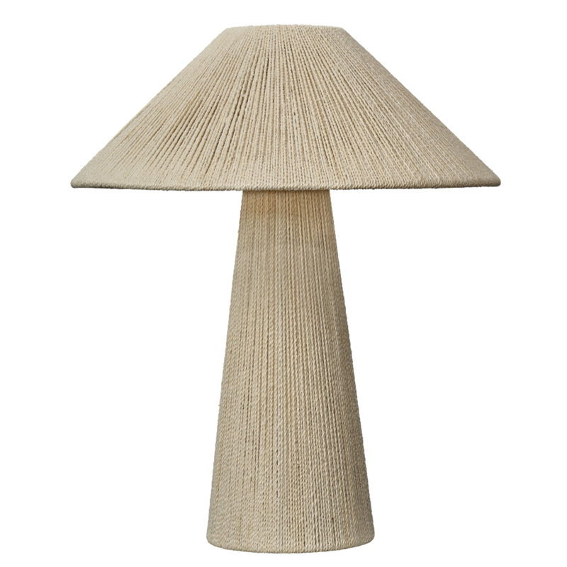 Karinthia Wicker/Rattan Table Lamp, Tan