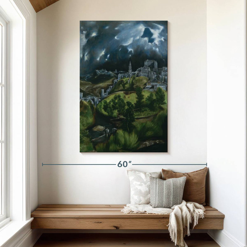 Vue de Tolède, H 48 po x l 32 po