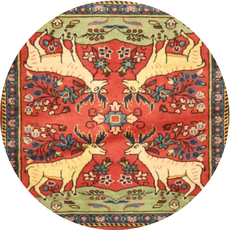 Oriental Indoor Rug, Round 6'