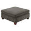 Living Room Furniture Chenille Modular Sectional 7pc Set U-Sectional Modern Couch 2x Corner Wedge 3x Armless Chairs and 2x Ottoman Plywood