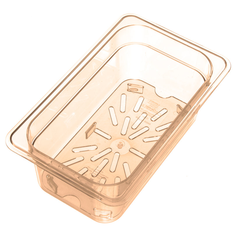 Carlisle Food Service Products Rectangle Plastic Drain Insert