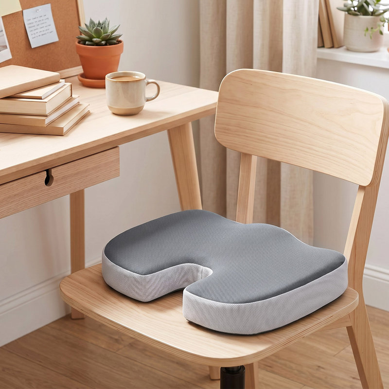 1-Piece Memory Foam Non-slip Seat Cushion