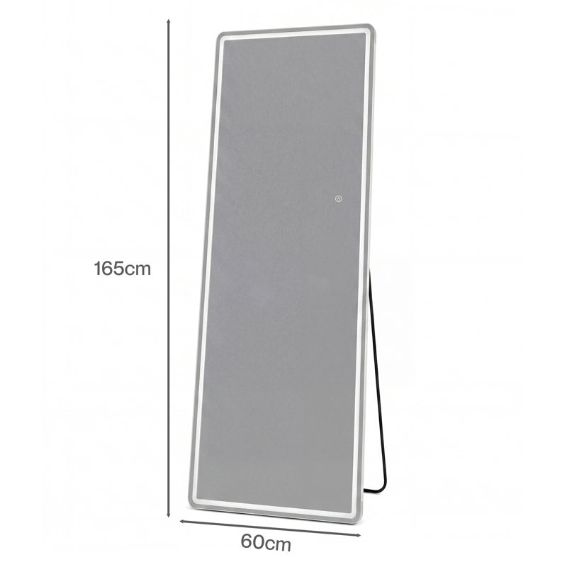 Metal Rectangle Floor Mirror