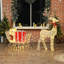 Steel Freestanding Christmas Outdoor Decoration Figure