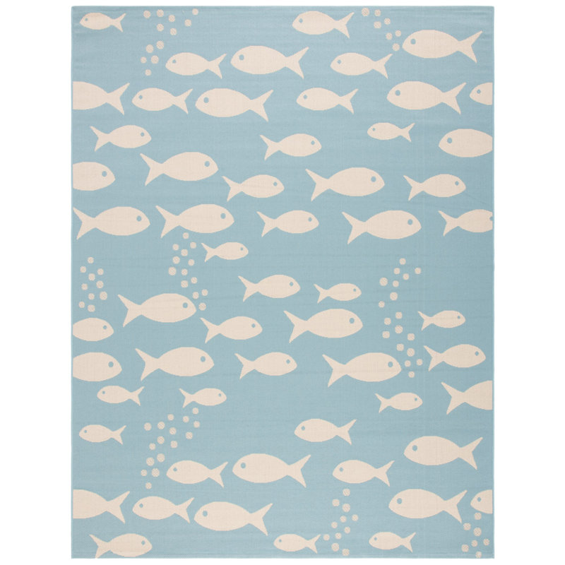 Tapis d'intérieur / extérieur à imprimé animal Paugh Performance, Rectangle 6 pi 7 po x 9 pi 6 po