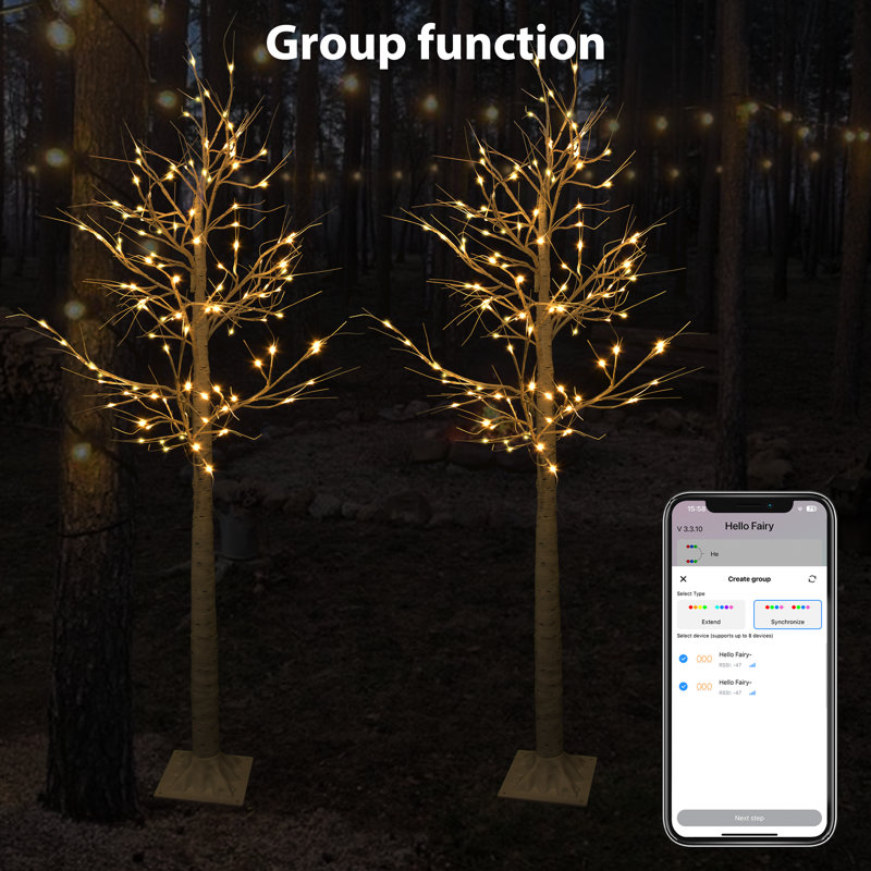 The Holiday Aisle® 6FT BirchTree