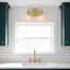 Applique murale pour salle de bain 2 lumières Modern Glam