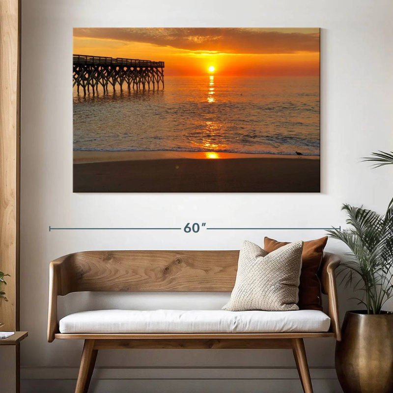 Aletra Wrightsville Beach At Sunset, 34" H x 51" W