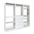 White Freestanding Walk in Wood Closet System
