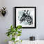 Girafe - peinture encadrée-909316383-909316380