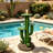 Resin Cactus Outdoor Plant Stand
