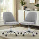 Task Chair Office Desk Chair Make Up Chair With Wheels(Set Of 2)