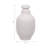 Modern Ceramic Ribbed Jar with Removeable Lid for Home Decor – Versatile Accent Decor Perfect for Table Decor and Flower Vase Centerpiece – White-439016001