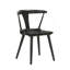 Ensemble de 2 pièces pour chaise de salle à manger rustique moderne de style campagnard au design rétro, facile à assembler-125536960