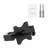 600PCS Hidden Deck Fasteners for Composite Decking Universal T Clips Black