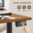 Nahriah 63'' L-Shaped Height Adjustable Standing Desk Electric Corner Table With Free Large Mouse Pad For Home Office Gaming-1788095092