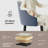 Vera - Modern Leather Counter Height Bar Stools Set Of 2-195120223