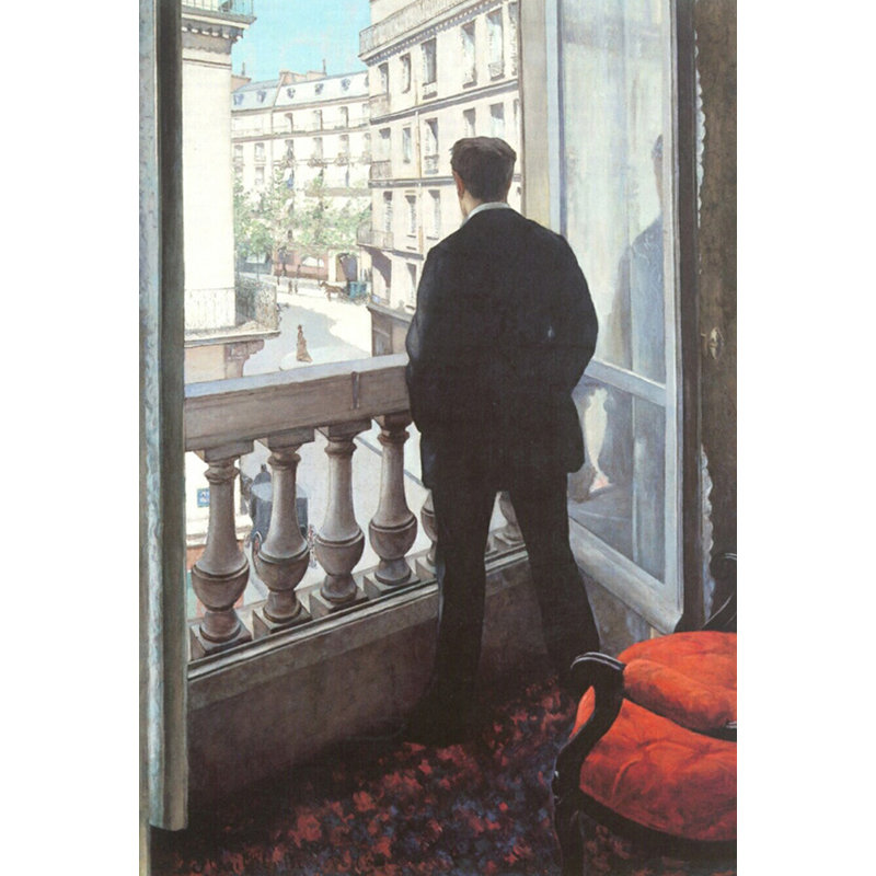 Un jeune homme à sa fenêtre