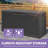 Edrosie Inc 80 Gallon Weatherproof Resin Outdoor Deck Box for Patio Storage-129391200