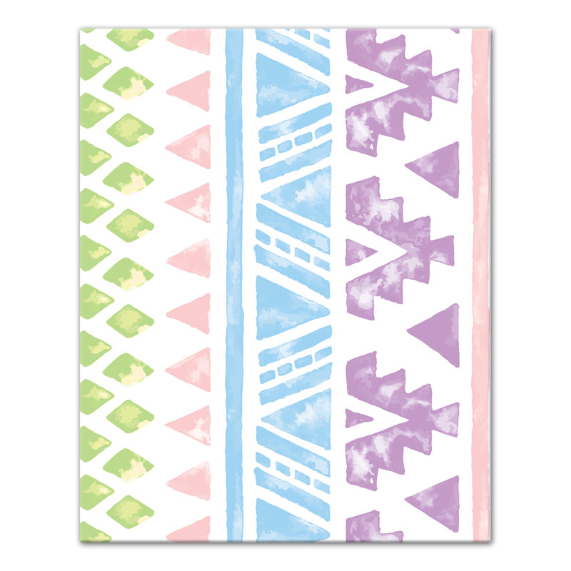 Art sur toile pastel aztec Fawnbrook