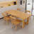 Nordic style solid wood dining table-106325281