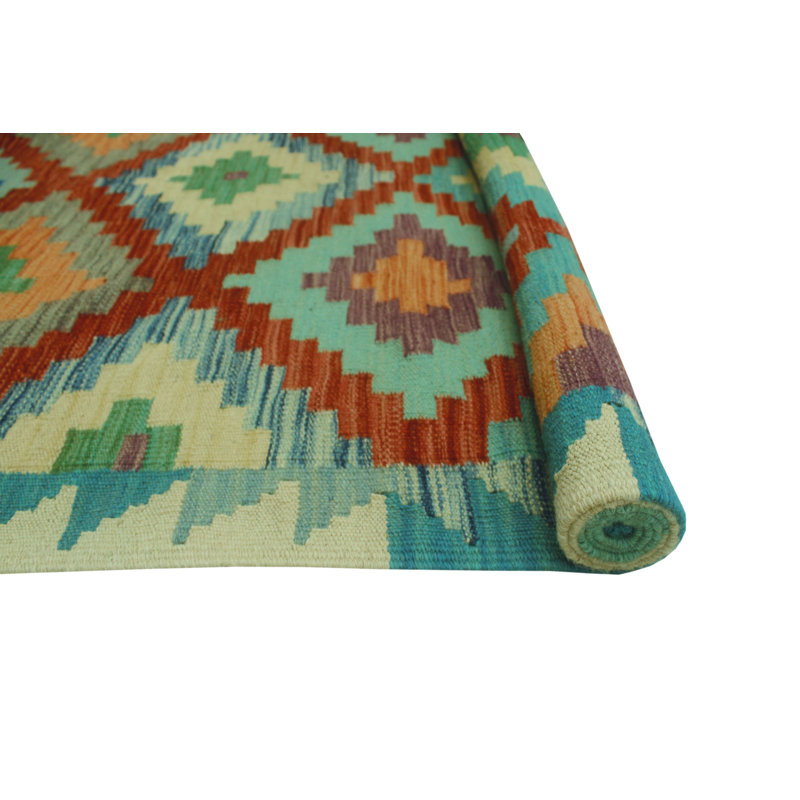 Bobbee Wool Geometric Indoor Rug