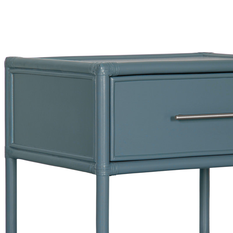 Silas Bedroom Set, Regatta Blue, 4 Pcs: Dresser, Headboard, 2 Nightstands, Twin
