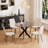 36in Round Dining Table Sets with Velvet Dining Chairs-1626548014-1626548015-1612051866