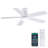 Flush Mount Ceiling Fan With Led Lights And Remote Control-574123726-574123696