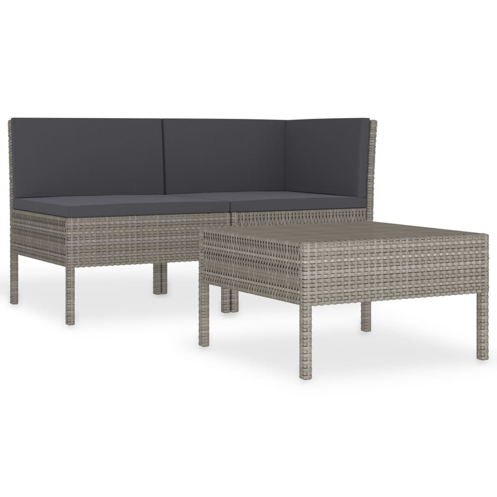 2-Sitzer Lounge-Set Joellie mit Polster