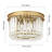 Ajana Crystal Flush Mount-663993175