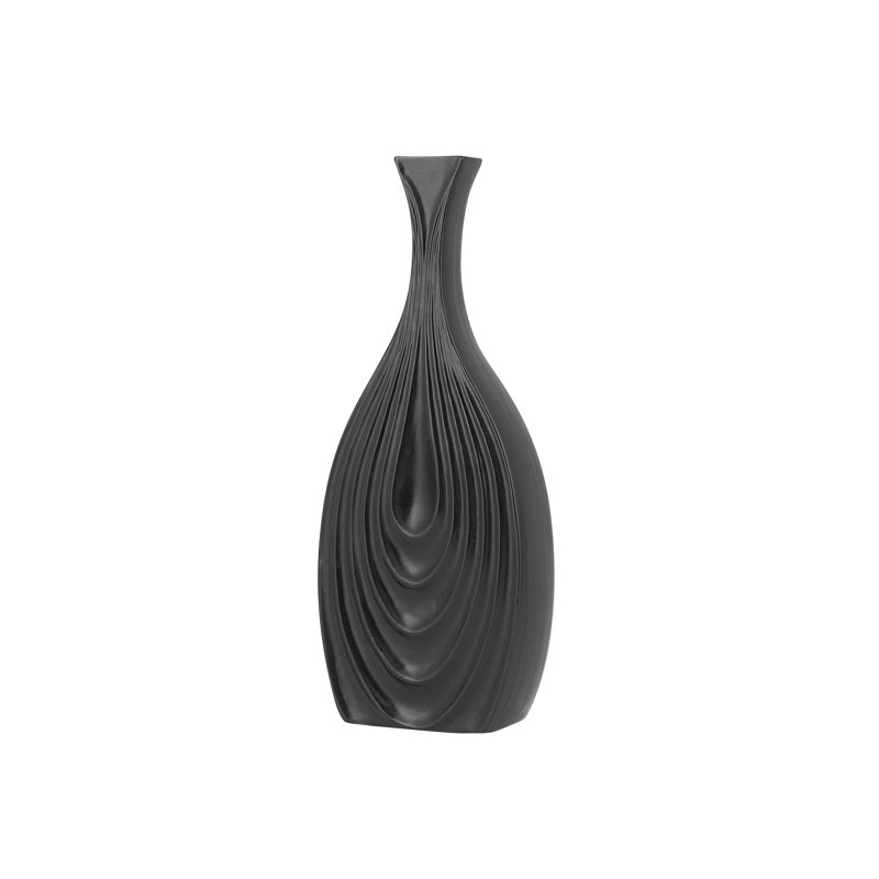 Drexil Ceramic Table Vase, Black