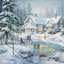 «A Fine Winter» par Nicky Boehme, impression sur toile tendue-20911165-73047579-73047584