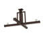 Diamond Band Mission 4 - Light Semi Flush Mount