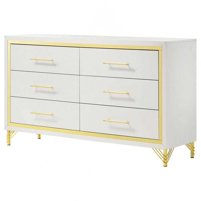 Commode de chambre à 6 tiroirs