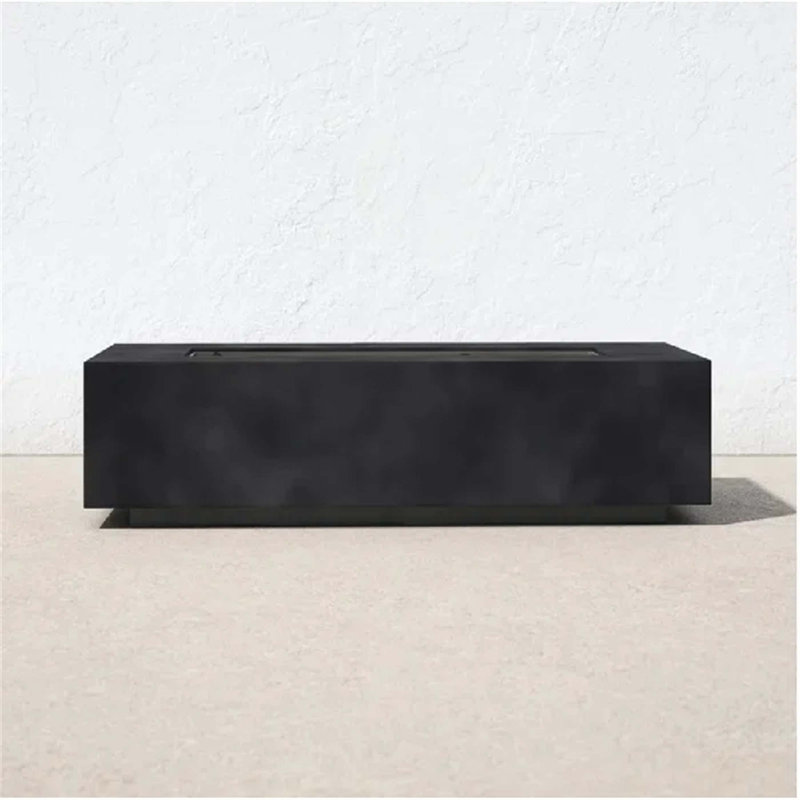 Table de foyer d'extérieur en béton H 15 po x l 56 po