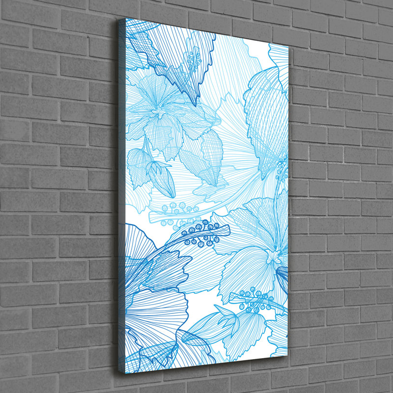 Hawaiian Flowers - Wrapped Canvas Print