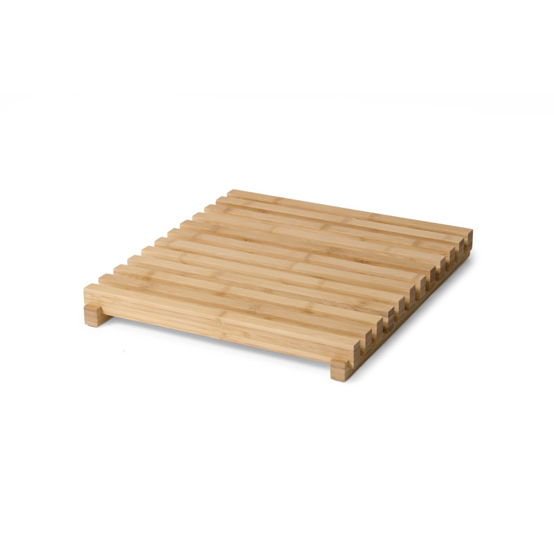 Belinda Solid Wood Shower Mat