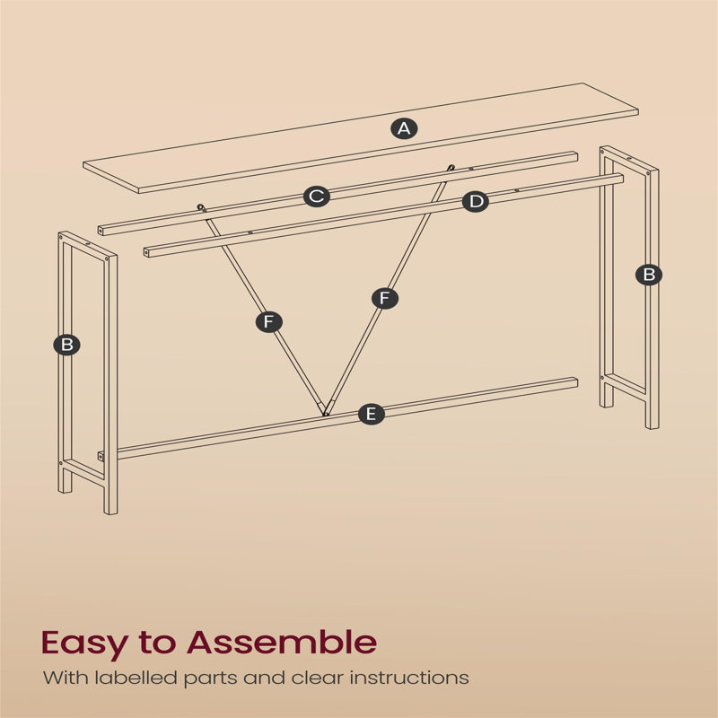 Areil 10cm Console Table