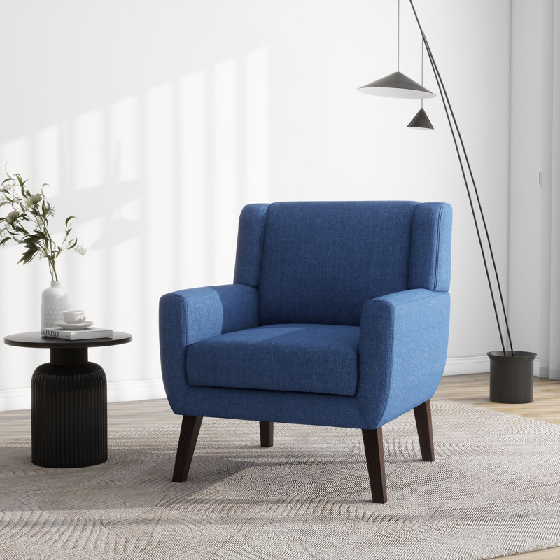 Fauteuil Jaqueze, Mélange de polyester bleu